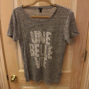 J Crew graphic T shirt